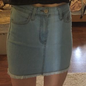 Denim Mini Skirt